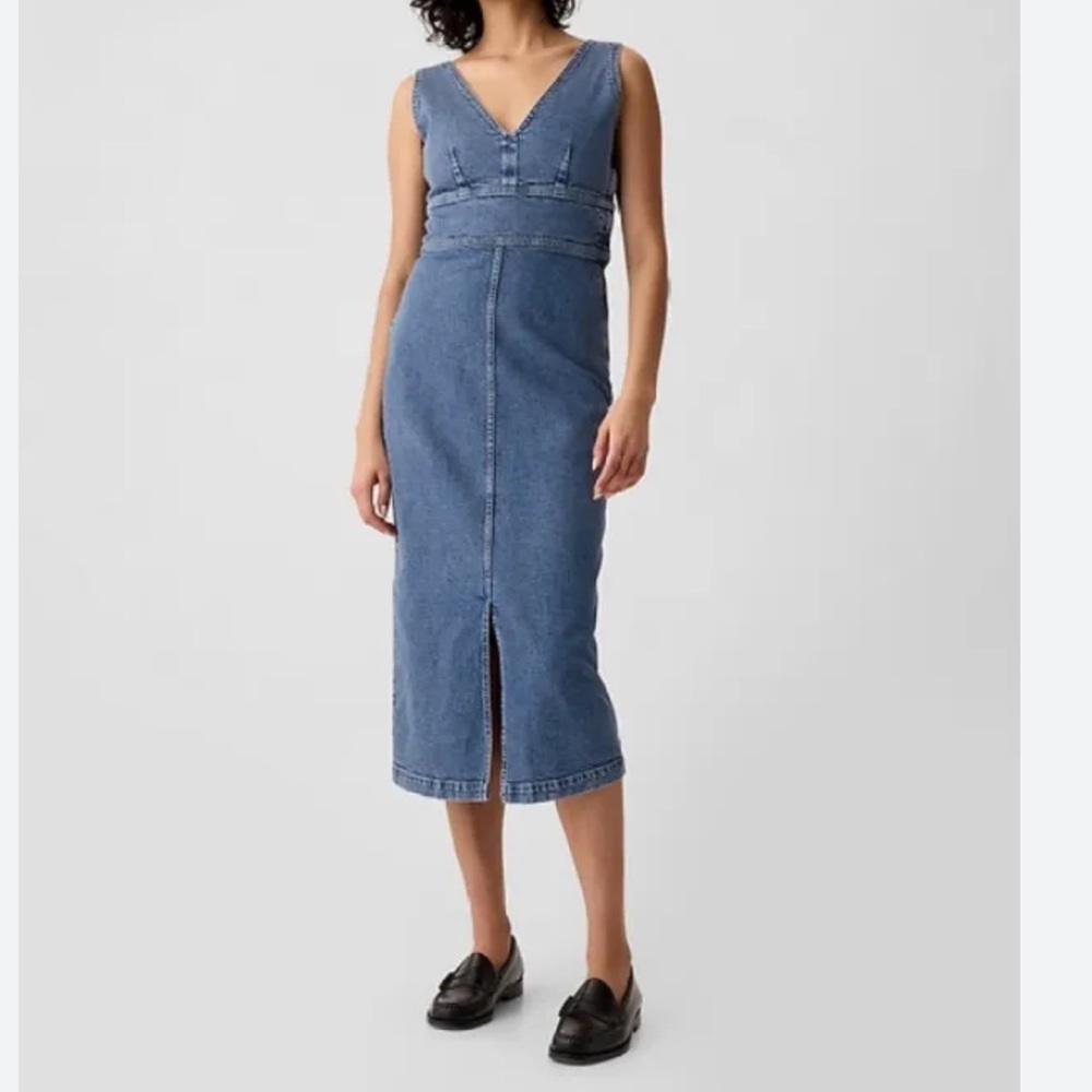 Denim Midi Dress